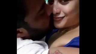 Hindi speaking couple kissing